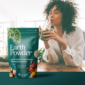 Earth Powder Daily Foundational Nutrition Supplement with 28 Greens & 10 Mushrooms | 87 Nutrients for Energy, Gut Health & Mental Clarity Earth Powder buy supplements Au