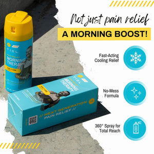 TIDL Pain Relief Spray Bundle – Morning, Cryotherapy & Evening Therapy – 3 x 3oz Sprays for Muscle, Joint, Neck, Back & Knee Pain Relief – Plant-Based Menthol Day & Night Care TIDLBuy Supplements Australia