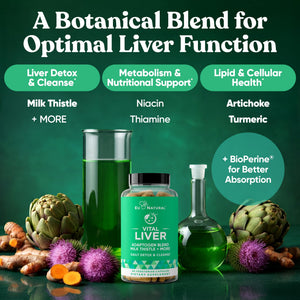 Conception for Him and Vital Liver Bundle - Male Fertility Booster & Prenatal Supplement + 9-in-1 Liver Support Eu Natural buy supplements Au