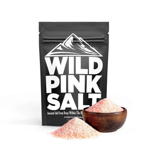 Wild Foods Pink Himalayan Salt, Fine Ground for Table and Cooking, 16 oz - 100% Real, Pure, Unrefined - Pink Himalayan Sea Salt with 80+ Minerals & Electrolytes, Small Batch, Ethically Sourced