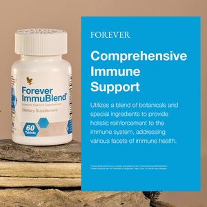 Forever Living - Forever ImmuBlend® Immune Support Supplement – Includes Botanicals, Vitamins D & C, Maitake & Shiitake Mushrooms – 60 Tablets Forever Living ProductsBuy Supplements Australia