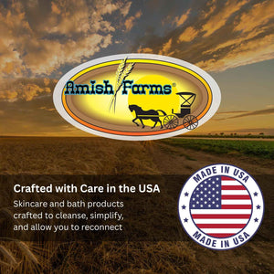 Amish Farms Natural Bar Soap 5-Pack Variety - Handmade Cold Process Moisturizing Soap Bars, Large Hand-Cut, Made in USA