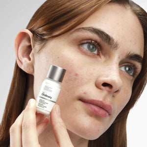The Ordinary Sulfur 10% Powder-to-Cream Acne Spot Treatment Concentrate, Reduces Pimple Size and Zit Redness, 0.18 Oz