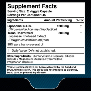 WELLNESS LABSRX NAD+ Supplement Capsules 1500mg - Mushroom Coffee Blend | Bundle WELLNESS LABSRX buy supplements Au
