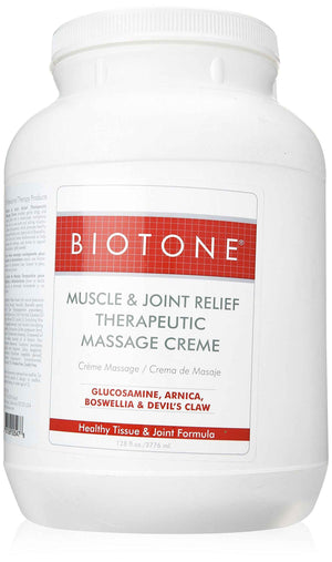 Biotone Muscle & Joint Therapeutic Massage Creme 1Gallon