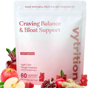 Vytrition 7-Day Trial Organic Apple Cider Vinegar Gummies Sugar Free - ACV Gummies with The Mother 1000mg - Keto Friendly - Vegan - Supports Appetite