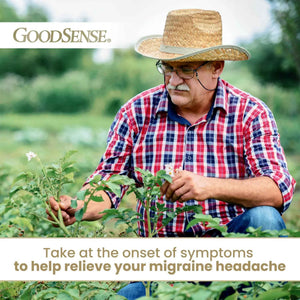 GoodSense Migraine Formula Caplets - Acetaminophen, Aspirin (NSAID) & Caffeine - Migraine Pain Relief, 24 Count