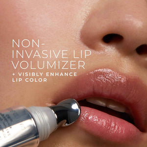 RoC Derm Correxion Lip Volumizer - Lip Plumper Peptide Treatment with Hyaluronic Acid & Vitamin E + Line Smoothing Eye Cream Packette