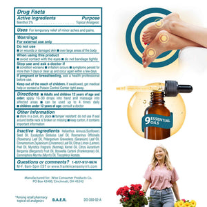 FRANKINCENSE & MYRRH Foot Pain Relief Rubbing Oil, Neuropathy Pain Relief for feet, Frankincense Essential Oil, Diabetic Lotion & Cream, Nerve, Neuropathy, Maximum Strength - 2 Pack