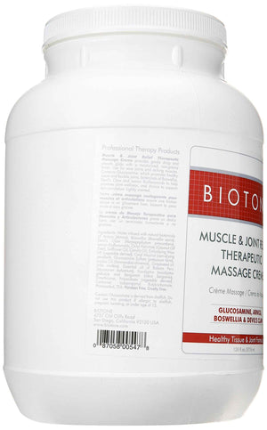 Biotone Muscle & Joint Therapeutic Massage Creme 1Gallon