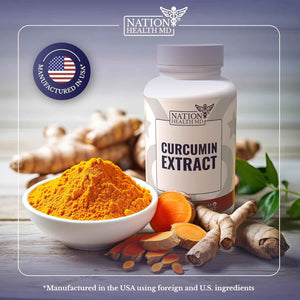 Curcumin Extract Supplement for Joint & Immune Support - Curcumin Extract 500mg, 39x More Bioavailable, Full Spectrum Curcugen, 30 Days Supply, 30 Capsules