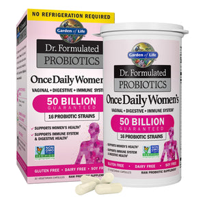 Garden of Life Organics Multivitamin for Men & Dr. Formulated Women's Probiotics Once Daily, 16 Strains, 50 Billion, 30 Capsules Garden of Life buy supplements Au