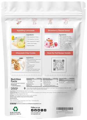 Monk Fruit Sweetener with Erythritol Granules, 4 Pounds, No After Taste, 1:1 White Sugar Substitute, Keto Diet Friendly, Zero Calorie, Natural Sweetener for Drinks, Coffee, Tea, Cookies, No-GMO, Vegan