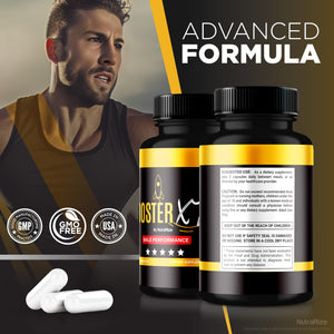 NutraRize Booster XT for Men, Male Enhancing Capsules, Premium Formula to Support Daily Energy & Peak Performance, Multivitamin Pills for Overall Health, BoosterXT Reviews (60 Capsules) NutraRizeBuy Supplements Australia