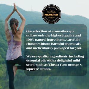 KleverKlover Back and Neck Aromatherapy Balm Ultra Strength for Healing Sore Muscle & Joint After Workout or Yoga - Plai Oil - Preservative Free- Citrus Scent + Free Massage Reflexology Wooden Stick KleverKloverBuy Supplements Australia