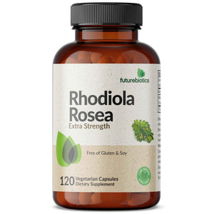Futurebiotics Rhodiola Rosea Powder Adaptogenic Herb Vegetarian Capsules, 60 Count
