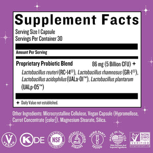 Legendairy Milk Smitten Kitten - Vaginal Probiotics for Women - Clinically-Studied Probiotics Lactobacillus Reuteri for Women's Vaginal Health