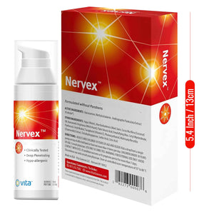 Vita Sciences Nervex Powerful Neuropathy Cream: Advanced Natural Relief for Peripheral Neuropathy, Fibromyalgia, and Fast Comfort Treatment for Feet, Hands, Legs, and Toes