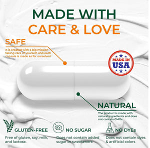 SIRUNES Fish Collagen Peptides Capsules - 100 Capsules - Fish Collagen Peptides - Supports Hair, Skin, Nails, Joints & Bones