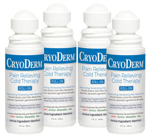 CryoDerm Pain Relieving, 3 Fl Oz (Pack of 4) CryoDermBuy Supplements Australia