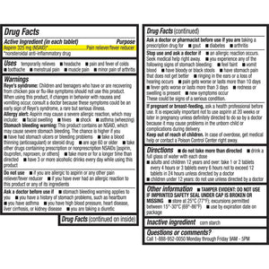 HealthA2Z® Aspirin 325mg | Uncoated Tablets |Original Strength | Pain Reliver | Fever Reducer | Compare to Bayer® Active Ingredients… (300 Counts) HealthA2ZBuy Supplements Australia