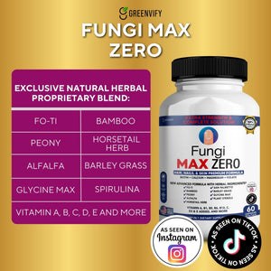 GREENVIFY Fungi Max Zero Hair, Nails & Skin Supplement. (1) GREENVIFY buy supplements Au
