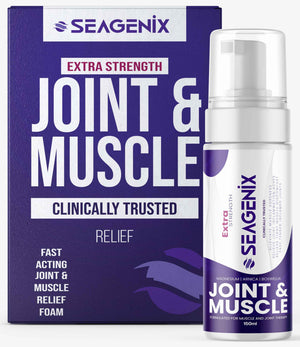 Seagenix Extra Strength Muscle + Joint Foam - Magnesium - Boswellia - Arnica - Formula - Joint and Muscle Relief - Ease Inflamed Joints and Muscles - All Natural - Joints + Muscle Relief