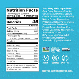 Liquid I.V.® Hydration Multiplier +Immune Support - Wild Berry Blend | Electrolyte Powder Drink Mix | 1 Pack (14 Servings)