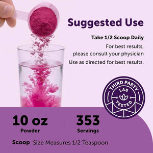 Micro Ingredients Organic Blueberry Extract Powder, 10oz - Natural Fruit Flavor - Freeze-Dried Wild Blueberries Source - No Sugar & Additives - Great for Drinks, Smoothie, & Beverages - Non-GMO & Vegan