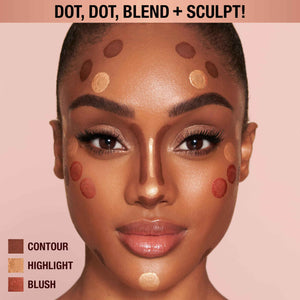 Charlotte Tilbury Beauty Light Wand Liquid Highlighter Makeup - Soft-Focus Highlighter & Blush for Cheeks - Pearlescent, Weightless Radiant Finish - Pinkgasm Sunset