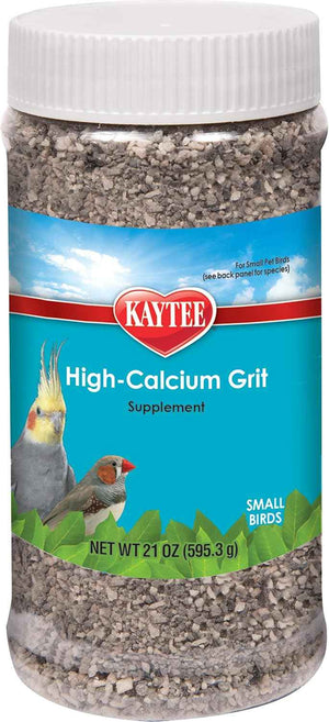 Kaytee Hi-Calcium Grit for Small Birds - Jar 21 oz - Jar