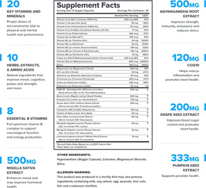 LEGION Complete Health Bundle - Triumph Multivitamin for Men + Triton Triple Strength Fish Oil + Vitamin D3 K2 Supplement - Daily Wellness Stack for Energy, Heart, Bone & Immune Support