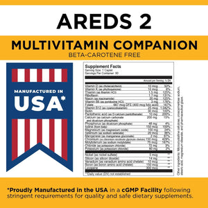 Viteyes Classic AREDS 2 Companion Beta-Carotene Free Multivitamin Supplement, Comprehensive Multivitamin Formula Viteyes