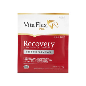 Vita Flex Pro Recovery by the Makers of Lactanase, Post Performance Horse Supplements 40 g, Show Safe Muscle Recovery Supplements, Amino Acids for Horses, Strength & Joint Health