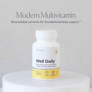 Wellex Well Daily - Modern Multivitamin - Bioavailable Nutrients for Immune, Cellular & Bone Health Support