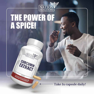 Curcumin Extract Supplement for Joint & Immune Support - Curcumin Extract 500mg, 39x More Bioavailable, Full Spectrum Curcugen, 30 Days Supply, 30 Capsules