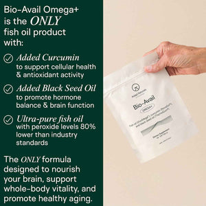 Adapt Naturals Daily Essentials Bundle - Bio-Avail Omega+ Fish Oil with Curcumin & Black Seed & Bio-Avail Multivitamin for Men & Women - 30-Day Supply