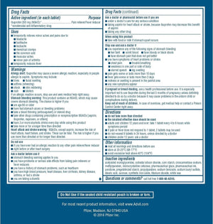 Advil Ibuprofen Tablets, 200 mg Pain Reliever/Fever Reducer (NSAID), 100 Tablets (50 Packets of 2 Tablets Each) AdvilBuy Supplements Australia