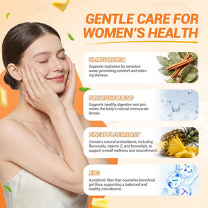 Her Juicy Womens Probiotic Gummies - Daily Feminine Care for Vaginal Health & Yeast PH Balance with Slippery Elm & Prebiotics - Supports Freshness & Balance - Individually Wrapped, 40 Gummies