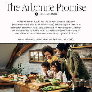 Arbonne GreenSynergy Elixir - Citrus-Flavored Greens Powder with 13 Digestive Enzymes, Vegan Collagen Builder, Probiotics, and Prebiotics - Supports Gut Health and Digestion - 30 Stick Packs