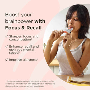 Healthycell Telomere Length + Focus & Recall Brain Supplement Bundle - Telomere Length Healthy Aging Supplement + Focus & Recall Brain Supplement for Memory, Focus & Concentration - Daily Duo