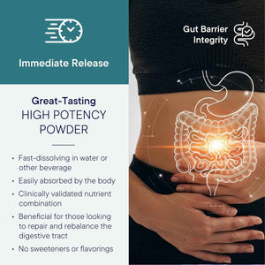BIOTICS RESEARCH GI Resolve Advanced L-Glutamine Powder Formula for Gut Lining Support & Healing - Optimal Gastrointestinal Function - Premium 7-Ingredient with Zinc Carnosine & Botanicals- 6.7oz
