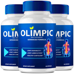 Olimpic Capsules, Advanced Joint Support Supplement Pills for Mobility and Comfort - Maximum Strength, Official Olim Pic Joint Support All Natural Formula, Premium Olim-Pic Reviews (3 Pack)