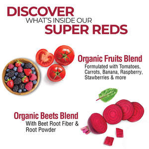 COUNTRY FARMS Super Reds, Energizing Polyphenol Superfood, 48 Super Fruits and Berries, Powerful Antioxidants and Polyphenols, Supports Energy, 20 Servings, Mixed Berry Flavor Country FarmsBuy Supplements Australia