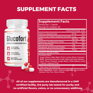 IDEAL PERFORMANCE (Official) Glucofort Supplement Support Formula (3 Pack) IDEAL PERFORMANCE buy supplements Au