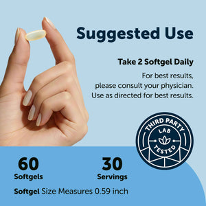Micro Ingredients Supreme Omega-3 Fish Oil w/Ultra High EPA & DHA, Burpless Softgels - rTG Omega-3 with Vitamin D3 - Wild-Caught Cold Deep-Sea Fish - Lemon Flavor, Easy to Swallow, 60ct