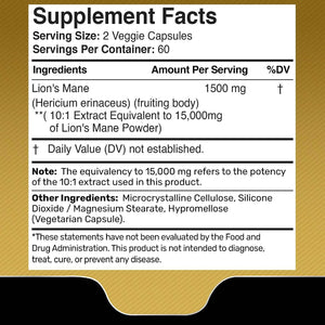 WELLNESS LABSRX Lions Mane Capsules - Digestive Enzymes Capsules - Bundle