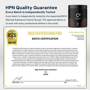 HPN C2 Creapure Creatine for Strength & Recovery, 100 Servings - Ultra-pure Creapure creatine supports strength, performance and recovery; vegan, non-GMO and independently tested.