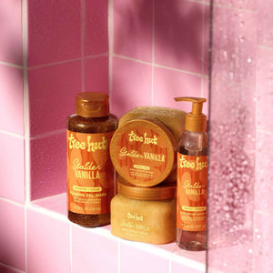 Tree Hut Golden Vanilla Shea Sugar Scrub, Exfoliating, Hydrating & Moisturizing Body Scrub with Shea Butter & Natural Oils