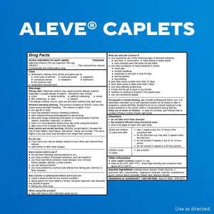 Aleve Pain Relief Naproxen Sodium Caplets ‐ 50 Count AleveBuy Supplements Australia